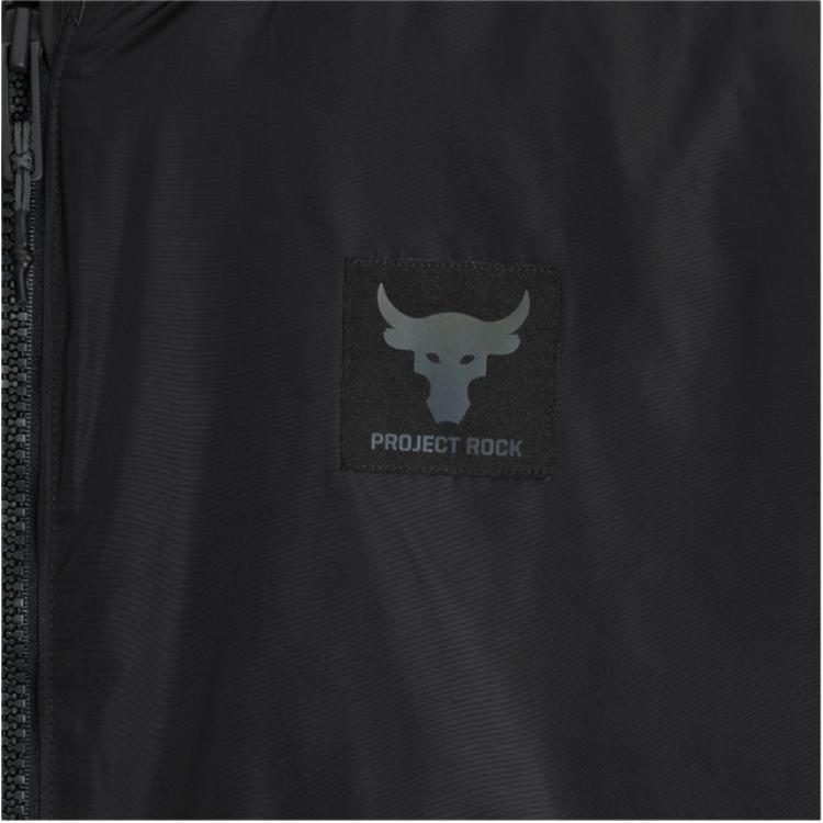 Under Armour Тренировочная спортивная летная куртка Мужские топы Черная 1382278-001