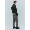 H M Suit Pants Regular Fit Grey Melange