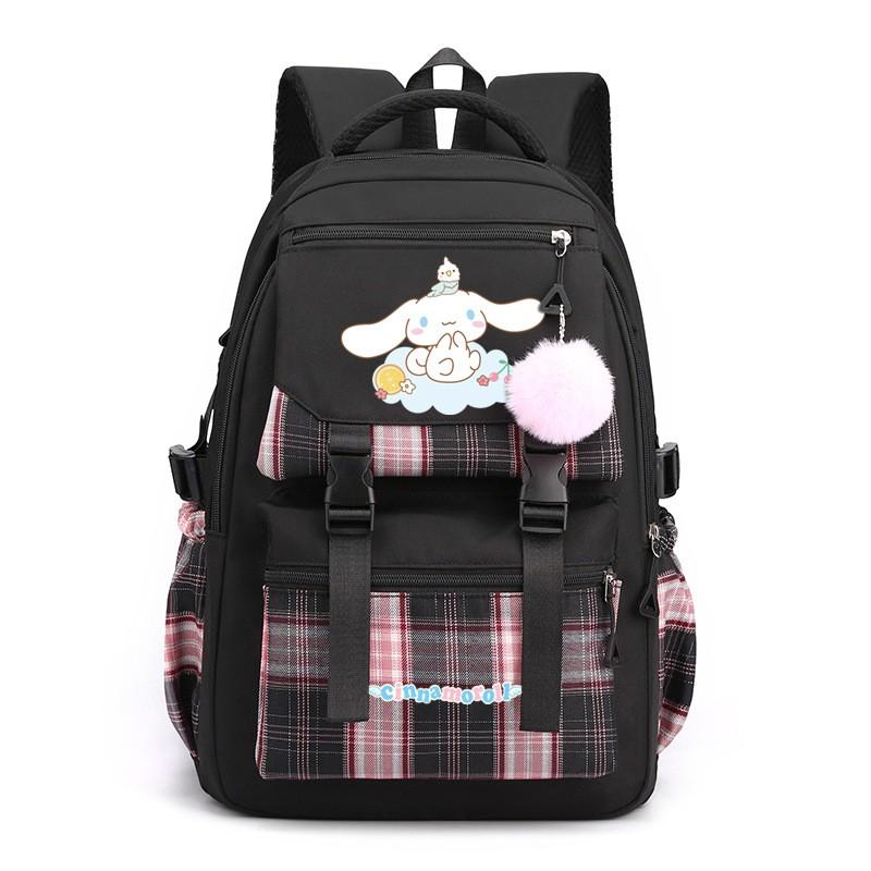 Japanese Anime Style Youth Backpack Students - Large Capacity School Bag With Laptop Sleeve Zippered Pockets
