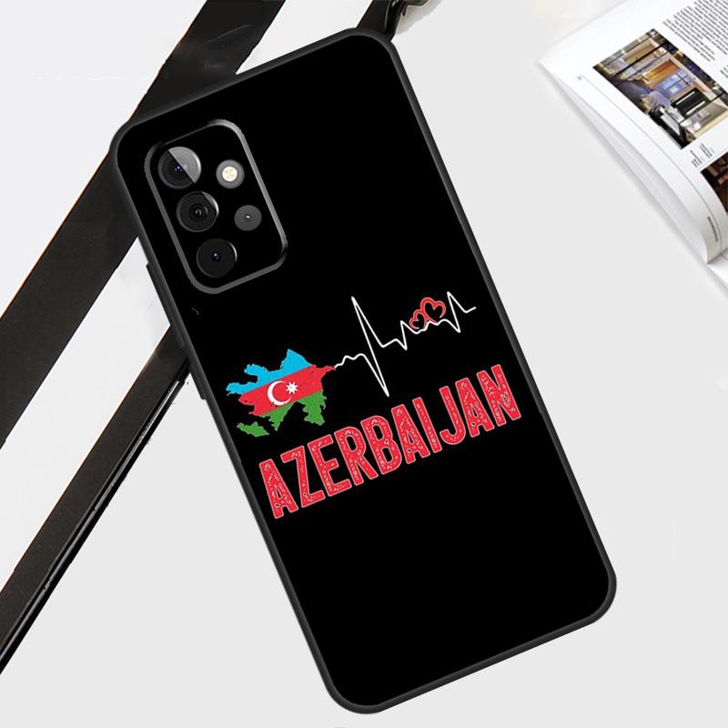 Чехол Флаг Герб Азербайджана Для Samsung Galaxy A55 A35 A15 A56 A36 A26 A16 A06 A54 A34 A14 A12 A22 A32 A52 A13 A53