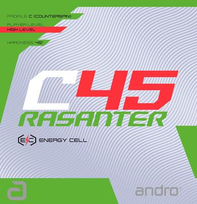 Andro Накладка для настольного тенниса Lazanta C45 Back Soft UM Tension Черная ULTRA 110021100