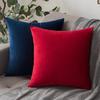 2 шт., высококачественные наволочки, против морщин, прочные, не выцветают, удобные, плюшевые, квадратные чехлы на подушки