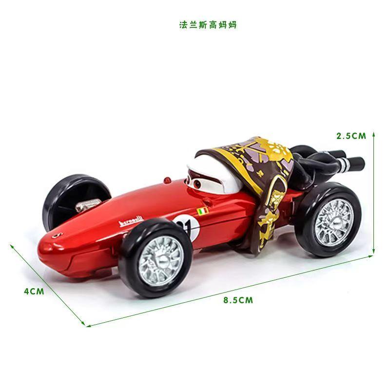 Cars Pixar Cars Toy Lightning McQueen Jackson Storm Mater Sally Sheriff 1:55 Diecast Model Car Collection Toy Birthday Gift