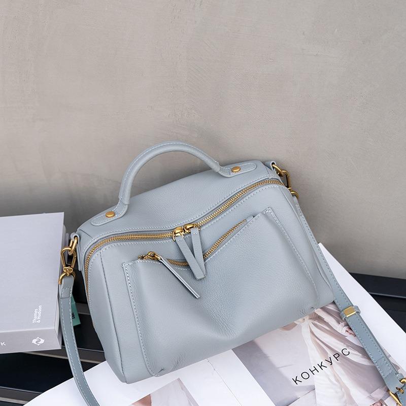 Женская сумка из натуральной кожи первого слоя, модная универсальная сумка из высококачественной фактурной кожи