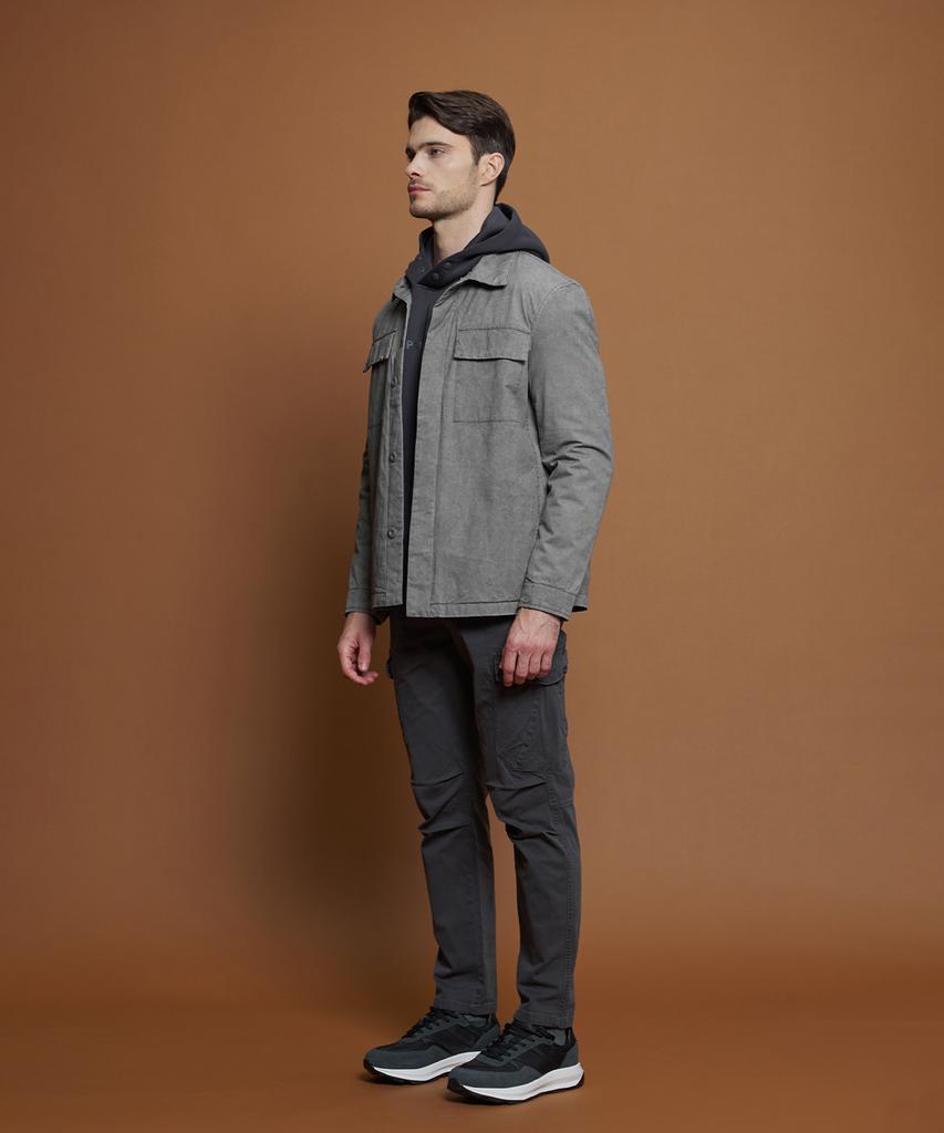 Panicale Grey Washed Cotton Jumper