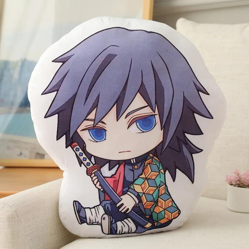 45Cm Demon Slayer Plush Pillow Doll - Cute Soft Toy With Characters Tanjirou Nezuko Zenitsu Giyuu Kanao Kamado Ideal Gift