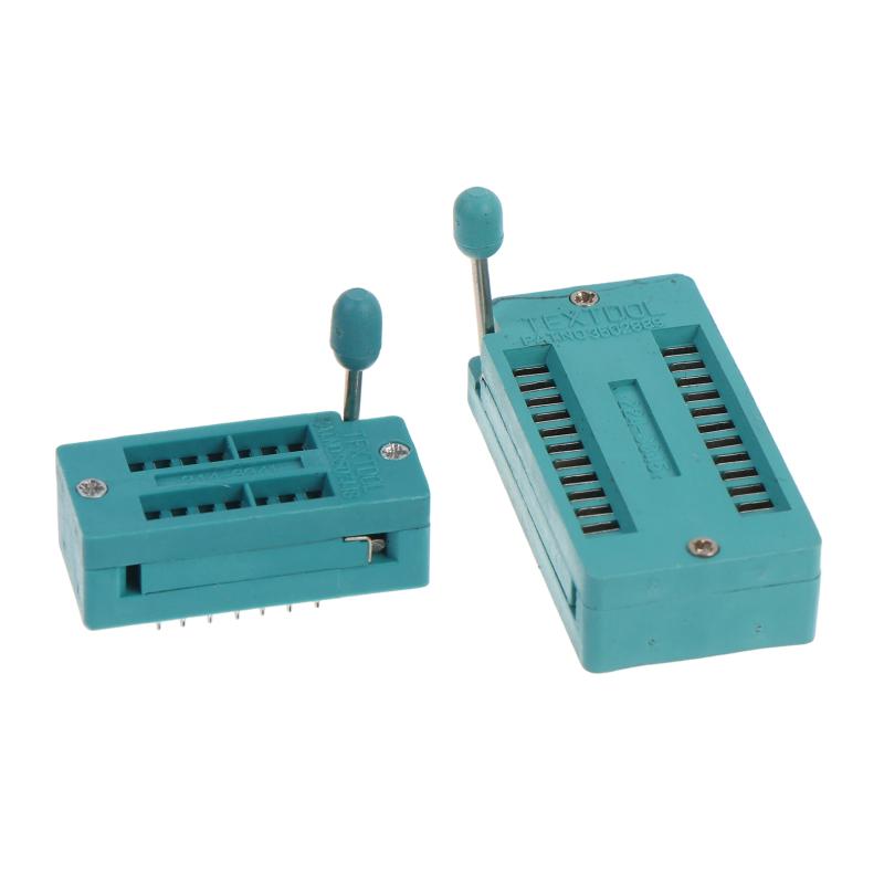 Universal IC Locking Test Socket 1Pcs Durable Multi Sizes 14P to 48P Fit Wide Narrow  for Electronic Circuit Repair