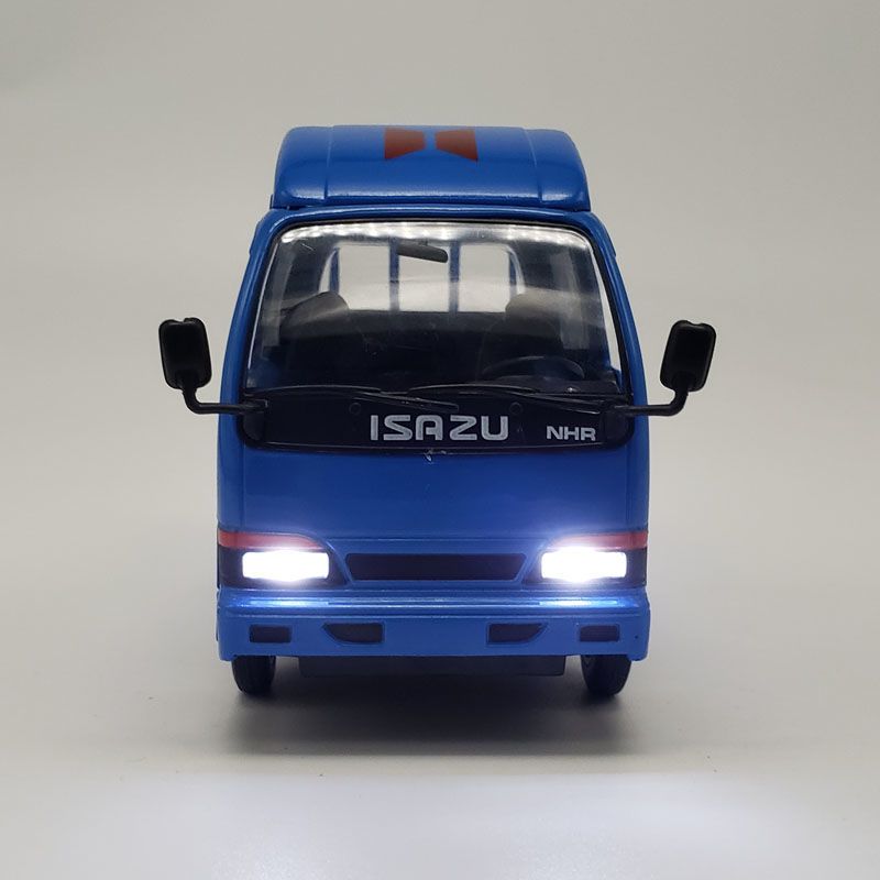 1/32 модель автомобиля для легкого грузовика Isuzu, модель металлического литья под давлением, инженерное моделирование, транспортная машина, литейный грузовик
