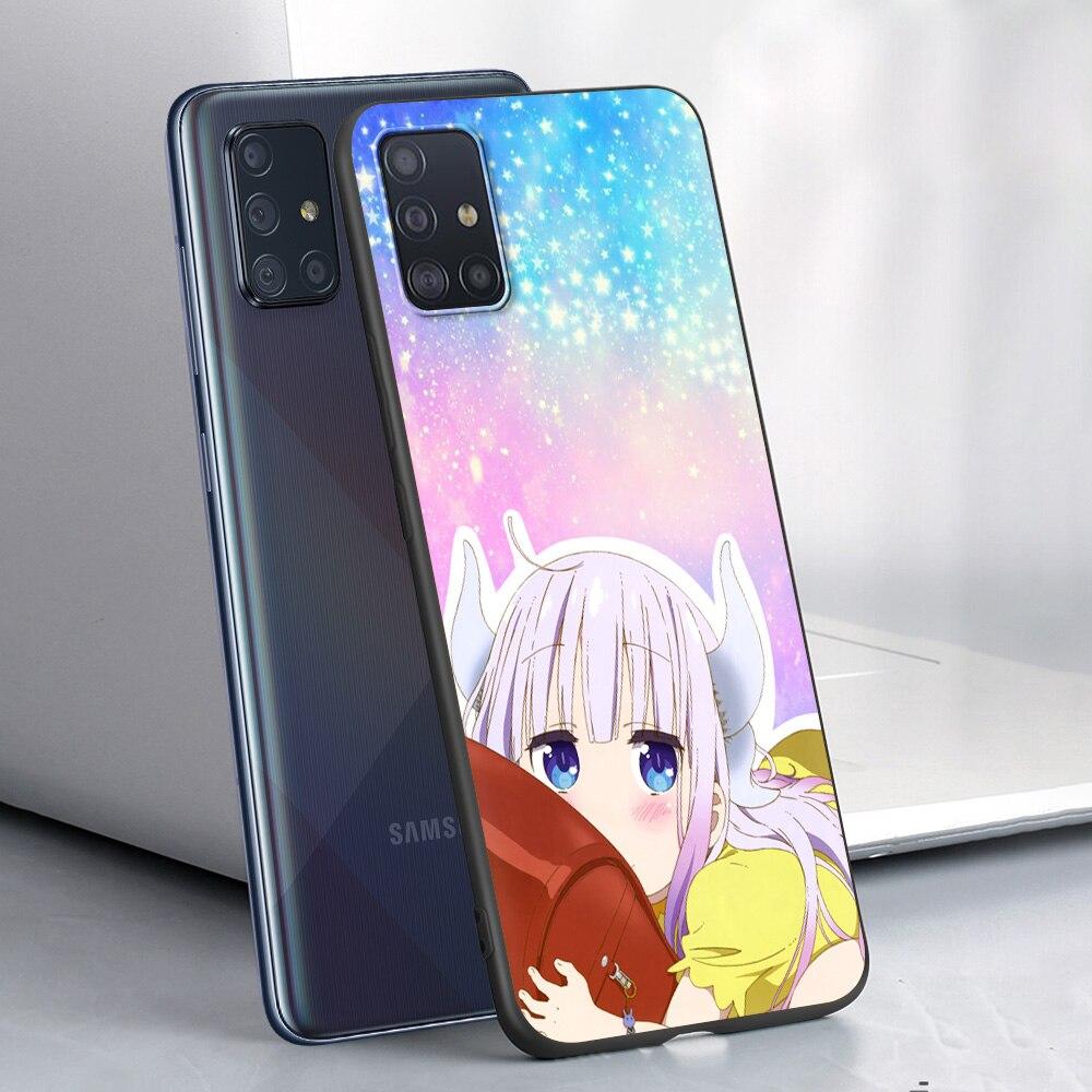 Чехол для телефона Miss Kobayashis Dragon Maid с аниме для Samsung Galaxy A51 A71 A21S A12 A11 A31 A52 A41 A32 5G A72 A02S, силиконовый чехол