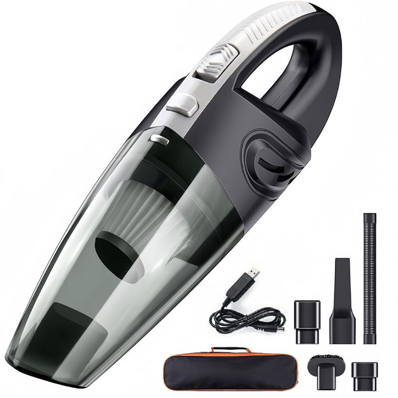 High-Power 120W Wireless Handheld Vacuum Cleaner for Car & Home - Rechargeable, Dry/Wet Large Suction