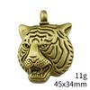2025 Trend Charms Bulk Tiger Lion Wolf Charms Подвеска Сувенирная подвеска для творчества
