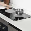 KR KITCHENRAKU induction cooktop mat, 2-piece set, protects stove from scratches, prevents burns, and is non-slip for induction cooktops. Washable and