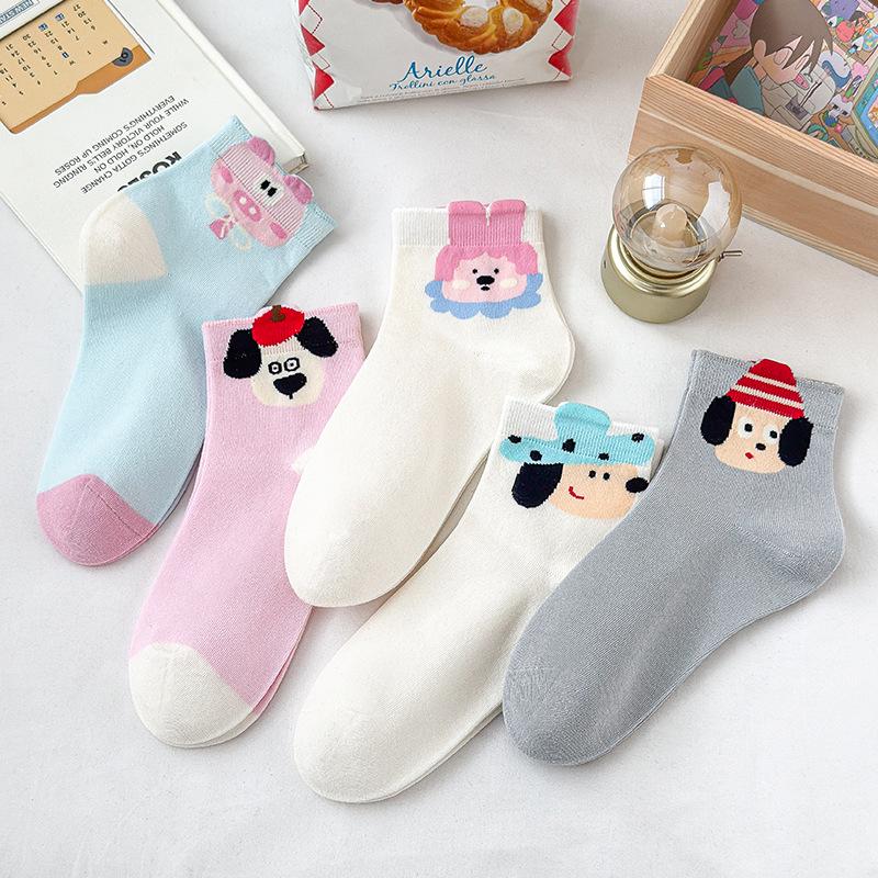 Модные женские носки до середины икры Lumi – Милые хлопковые носки с 3D-тюльпанами