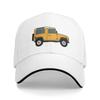 Желтый внедорожник Defender Кепка Мода Повседневные бейсболки Регулируемая шляпа Хип-хоп Летние Унисекс бейсболки
