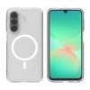 Подходит для Samsung A27 прозрачный магнитный чехол для мобильного телефона A57/A37 Bayer анти-желтый tpu + pc противоударный два в одном A17