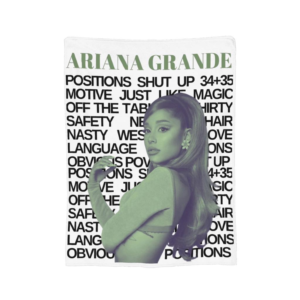 The Best Singer Ariana Blanket Fleece Summer Air Conditioning Grande Pop Music R&B Multifunction Ultra-Soft Throw Blanket Quilt