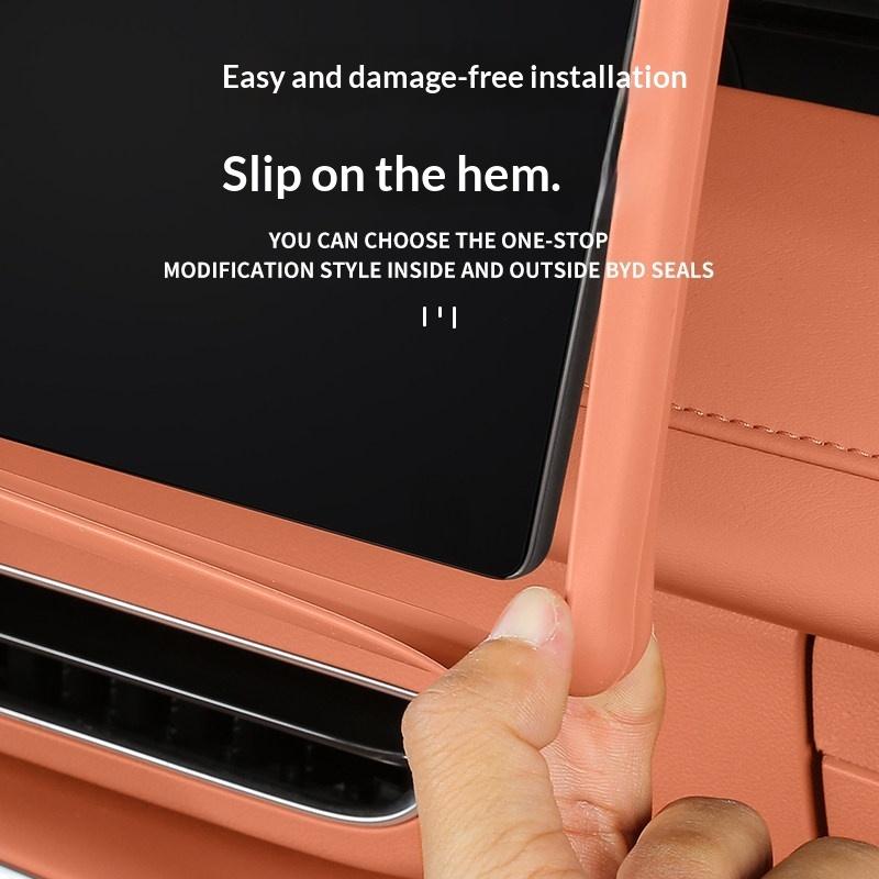 For Changan DEEPAL S05 S7 S07 S09 L0607 Car Navigation Screen Silicone Protective Cover Scratch Resistant Interior Accessories