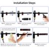 Black Ulip handlebar extender kit without light for Max G30 scooters