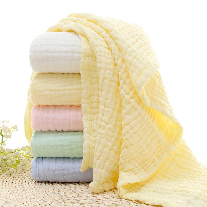 Six Layers Cotton Gauze Baby Bath Towel Soft Absorbent Muslin Receiving Blanket
