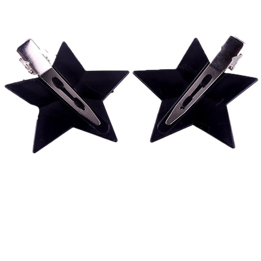 Clips For Women Seamless Duckbill Clips Hair Barrettes Korean Style Hairpins Pentagram Hair Clips