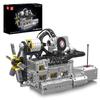 Mould King 10214 Модель роторного двигателя, набор для сборки с коробкой, для взрослых, механика, STEM, образовательный материал, Технологические блоки MOC 2177 L-Мотор & - - (Над