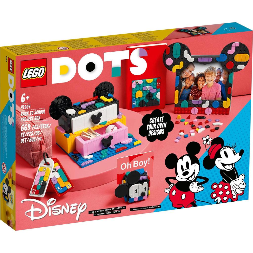 LEGO Dots Mickey and Minnie Fun Tool Box 41964 Toy Block Present Jewelry Craft Boys Girls Ages 6 and Up