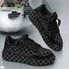 Full Diamond Ladies Spring, Summer and Autumn Four Seasons Breathable Thick Sole Comfortable Women's Casual Sports Sneakers