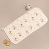 Baby Infant Cotton Wiping Towel Baby Face Towel Washcloths Nursing Towel Saliva Wipe with Cartoon Pattern 25x50cm