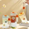 350 мл Кофейная чашка Прозрачная бутылка для воды Портативная чашка для воды Герметичная чашка для питья напитков Дорожная многоразовая посуда для питья