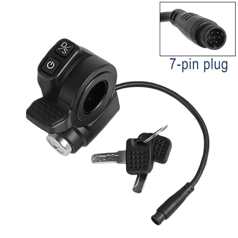Security Throttle for Kukirin G2 Master E-Scooter Key Ignition Switch Thumb Accelerator Combo in Single Handlebar Control Unit Throttles 2