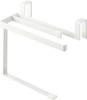 Yamazaki Jitsugyo 6708 Anti-Pinch Towel Hanger White Approx. W20.3 X D9.3 X H18 Tower Dish Towel Towel Rack