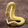 Solid Brass Snake Small Statue Desk Decorations Vintage Animal Python Miniatures Figurines Home Decors Ornaments Crafts Tea Pets