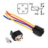 High Quality 12V Relay 4 Pin with Socket Base Wires Fuse Included 30A Amp SPST