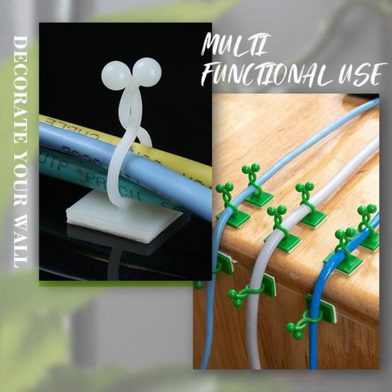 10 шт./компл., зажим для растений, бесплатная гибкая стена для скалолазания, фиксатор зеленых растений, крючок для виноградной лозы для сада