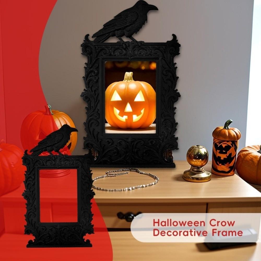 Multipurpose Crow Decorative Frame Atmosphere Decorations Festival Home Ornaments Home