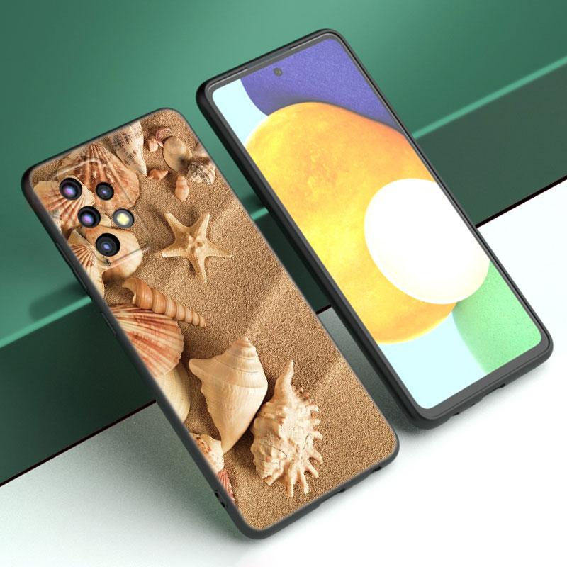 Чехол для телефона с ракушками и морской звездой для iPhone Samsung Galaxy Redmi Xiaomi Oppo OnePlus Note SA 7 8 9 10 11 12 13 14 20 21 22 23 53 54 Pro Max Ultra