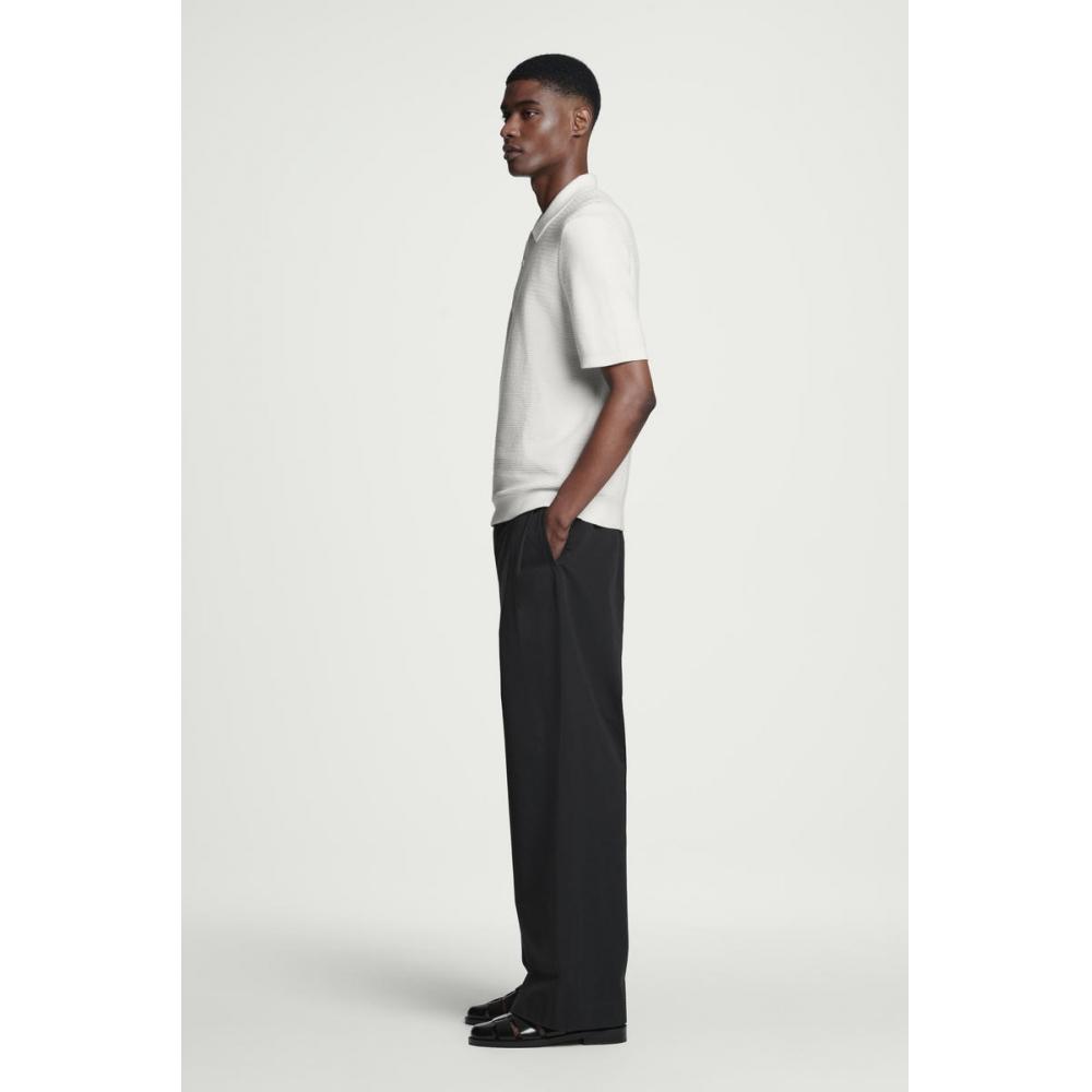 COS Рубашка поло из японского трикотажного хлопка