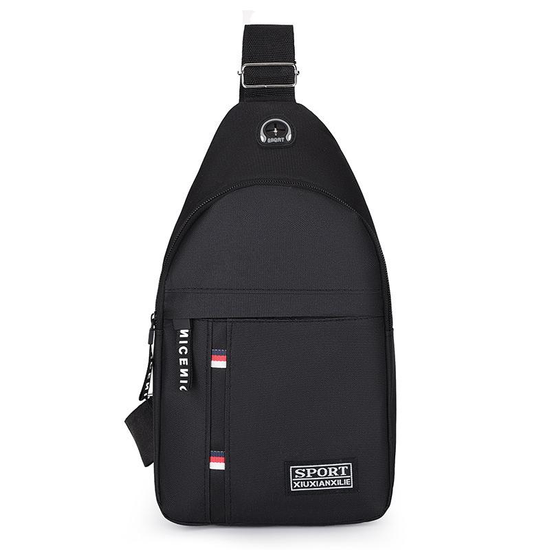 Unisex Chest Bag Simple Storage Bag Lightweight Travel Small Backpack Crossbody Bag Fashion Casual Single Should Bags