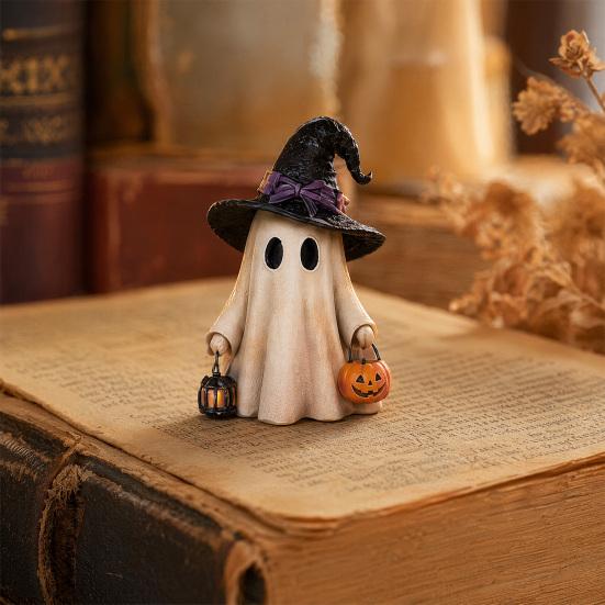 Halloween Advent Calendar 24 Days Ghost Countdown Calendar with 24 Collectible
