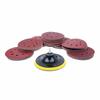 AUTOTOOLHOME Disc Sandpaper, Magic Sandpaper, Round, 125mm Diameter, 8 Holes, M10 Hex Shank (60#/80#/120#/180#/240#/400#/600#/800#), Total of 81 Piece