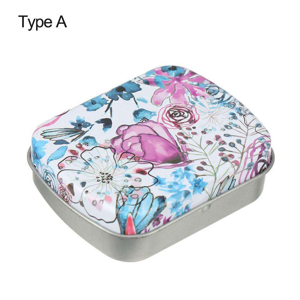 Ювелирные изделия Коллекция Домашний Органайзер Металлическая Шарнирная Жестяная Коробка Контейнер Набор Контейнеров Пустые Жестяные Банки