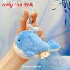 Starfish Seahorses Crabs Plush Keychain With Pressing Will Produce Sound Design