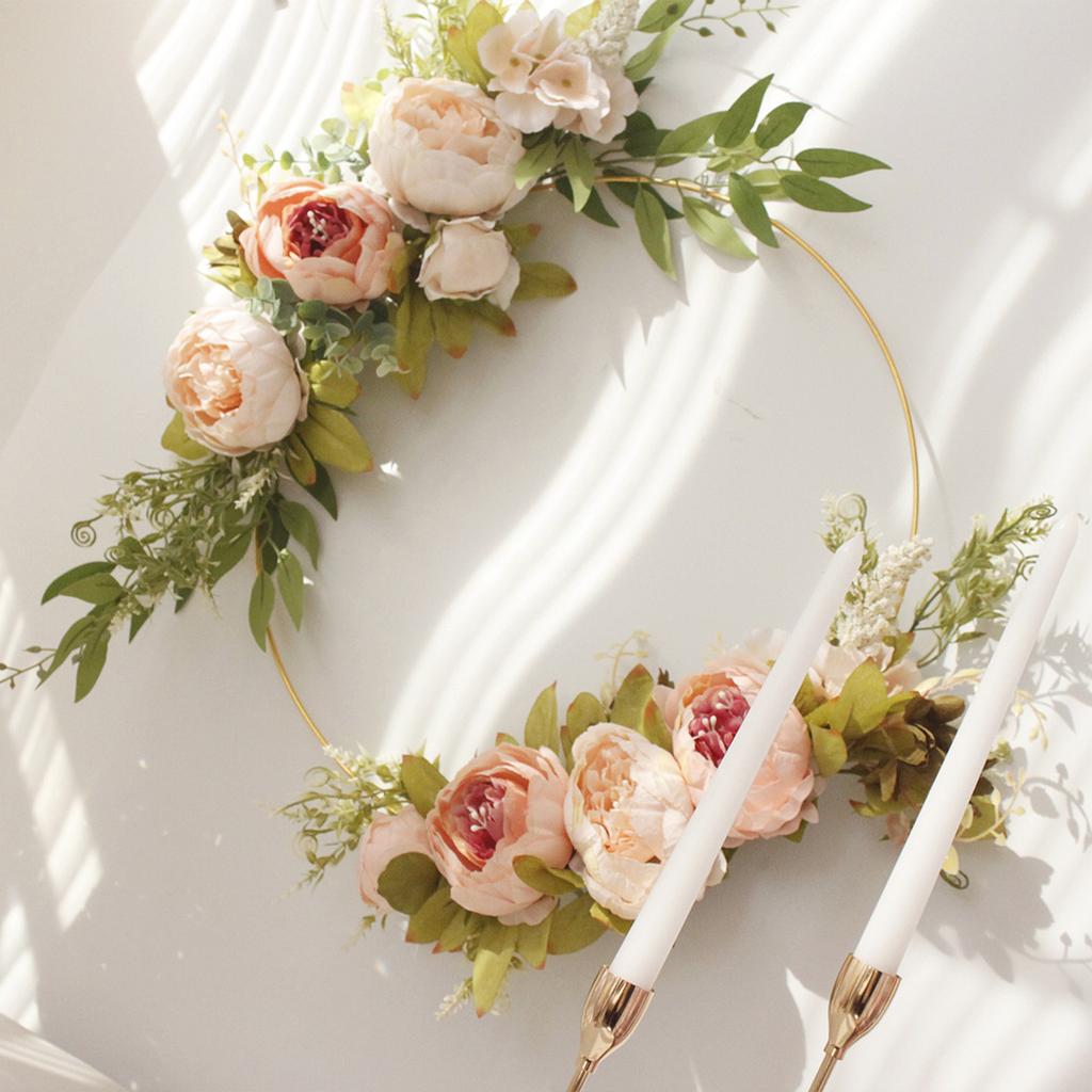 Имитация пионов венок украшения для дома и двери настенный искусственный пион венок свадьба