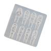 Creative Nail Art Silicone Mould for Easy Pattern and Designs Creation Soft Materials Fit Various Nail Shapes and Length
