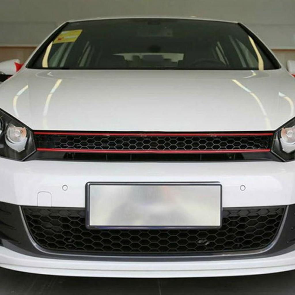 Front Hood Grille Decals Car Strip Sticker Decoration for VW Golf 6 7