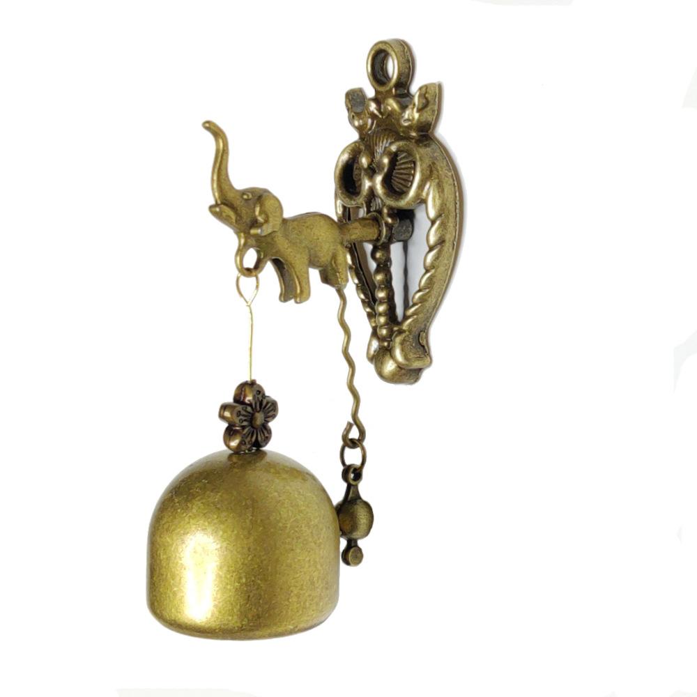 Vintage Style Animal Doorbells Metal Iron Bells Wind Bells Ornamental Walls Horses Elephant Owls AVE