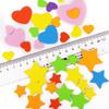3D EVA Stickers Colorful Handmade Stickers Geometry Heart Star Animal Flower Self-Adhesive Craft Toy Party Decoration Gift ZYF