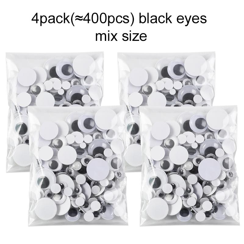 100 шт./упак. Самоклеящиеся глазки-шарики для кукол, аксессуары, глаза для DIY, скрапбукинга, поделок, рукоделия, ручной работы, игрушек TMZ