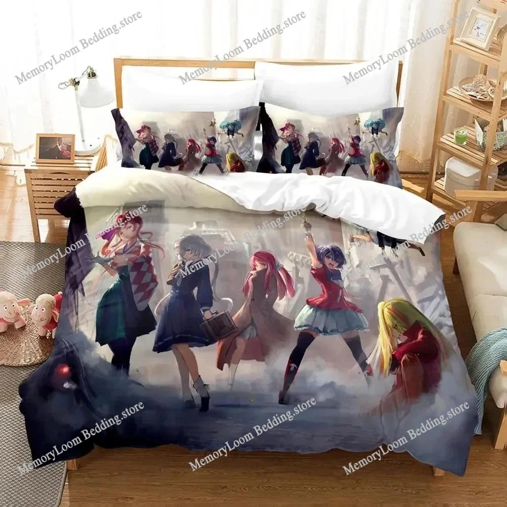 3D Печать Аниме Zombieland Saga Комплект постельного белья Мальчики Девочки Размер Twin Queen Пододеяльник Наволочка Постель Дети Взрослые Домашний текстиль