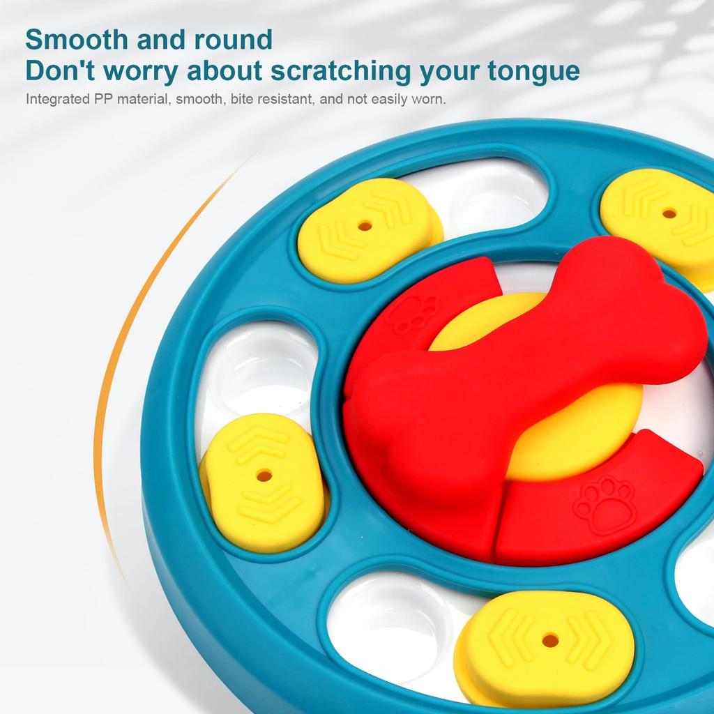 Игрушки-головоломки для собак Медленная кормушка Интерактивное увеличение интеллекта щенка Диспенсер для еды Посуда, которая не дает удушьям Собачья лизунья Товары для животных